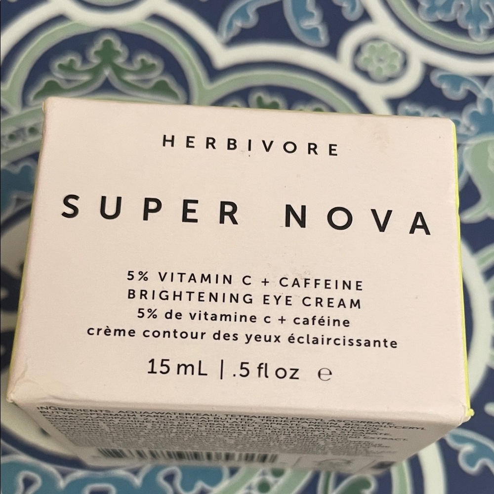 Herbivore Botanicals Supernova Brightening Eye Cream - White